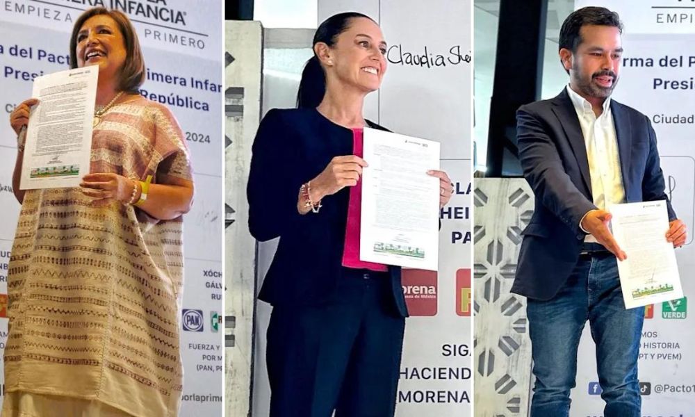 Lee más sobre el artículo Candidatos presidenciales y la Jefatura de Gobierno de la CDMX firman histórico Pacto por la Primera Infancia